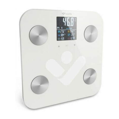 TrueLife FitScale W6 BT osobná váha s bluetooth, biela