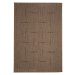 Kusový koberec FLOORLUX Coffee/Black 20008 – na ven i na doma - 80x150 cm Devos koberce