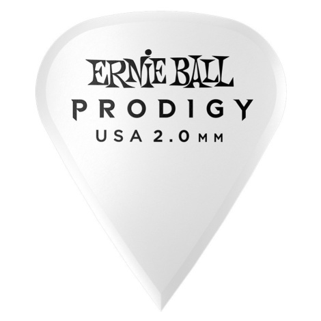 Ernie Ball Prodigy Picks 2.0 White Sharp