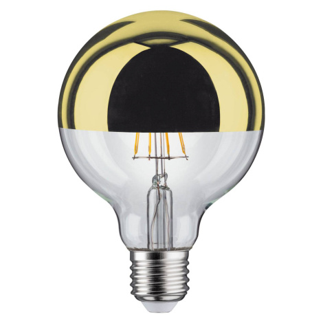LED žiarovka E27 827 6,5W hlavové zrkadlo zlatá Paulmann
