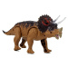 mamido  Dinosaurus Triceratops so zvukovými a svietiacimi efektmi hnedý