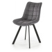 Dizajnová stolička Mirah tmavosivá