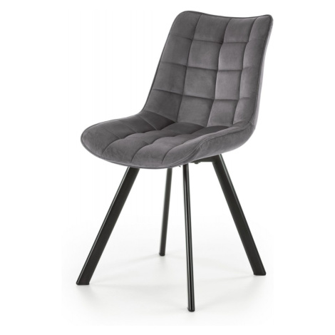 Dizajnová stolička Mirah tmavosivá Halmar