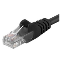 PremiumCord Patch kábel UTP RJ45-RJ45 CAT6 7m čierny