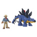 mamido Jurassic World sada Imaginext figúrky Stegosaurus a Dr. Grant