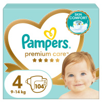 PAMPERS Premium Care 4 Maxi (9-14kg) 104 ks