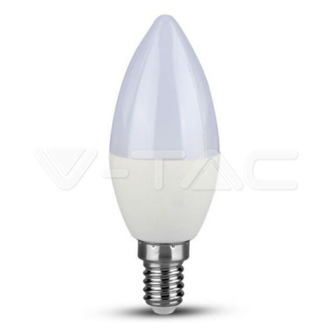 Žiarovka LED sviečková PRO E14 5,5W, 4000K, 470lm, stmievateľná VT-293D (V-TAC)