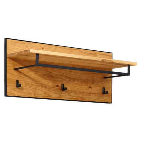 Linea Natura VEŠIAKOVÝ PANEL, divoký dub, 85/30/28 cm