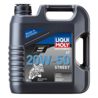 LIQUI MOLY Motorový olej Motorbike 4T 20W-50 Street, 1696, 4L