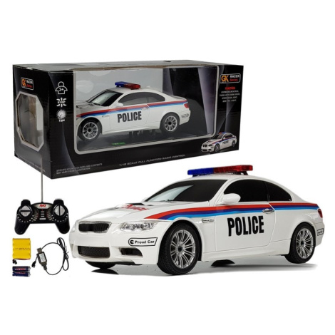 mamido  Elektrické autíčko na diaľkové ovládanie Polícia 1:18 RC