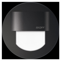 LED nástenné svietidlo Skoff Rueda mini čierna teplá biela IP20 ML-RMI-D-H