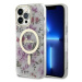 Kryt Guess iPhone 14 Pro 6.1" transparent hardcase Flower MagSafe (GUHMP14LHCFWST)