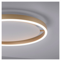 LED stropné svietidlo Ritus, Ø 39,3 cm matná mosadz