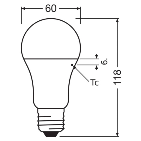 OSRAM LED Classic Star, matná, E27, 14 W, 4 000 K, 1 521 lm