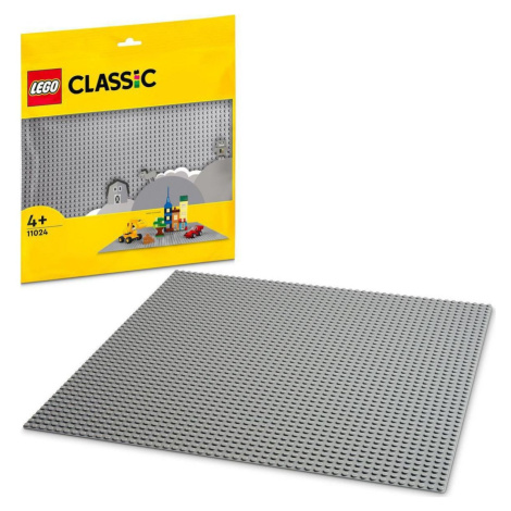 LEGO® Classic 11024 Sivá podložka na stavanie