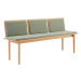 Svetlozelená vlnená lavica Elba - Hammel Furniture