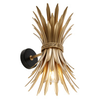 Nástenná lampa v štýle Art Deco zlatá - Wesley