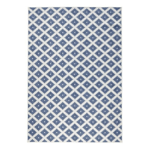 Kusový koberec Twin-Wendeteppiche 103128 blau creme – na ven i na doma - 80x250 cm NORTHRUGS - H