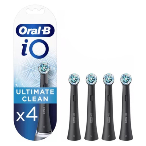 ORAL-B iO Ultimate Clean Black náhradná hlavica 4 ks