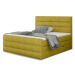 Expedo Čalúnená posteľ boxspring CARAMELLA + topper, 160x200, dora 96