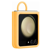 Samsung Silicone Case with Ring Z Flip 5, Apricot