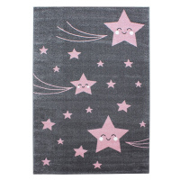 Ružovo-sivý detský koberec 160x230 cm Kids – Ayyildiz Carpets