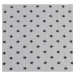 Bellatex Detský set vankúša a prikrývky Hviezdičky sivá, 75 x 100 cm, 42 x 32 cm