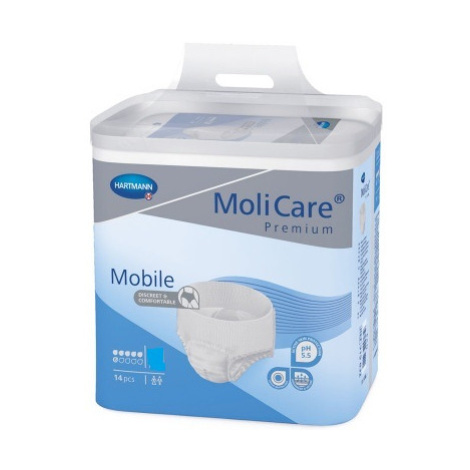 MoliCare Premium Mobile 6 kvapiek S  plienkové nohavičky naťahovacie 14 ks