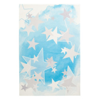 Detský kusový koberec Stars 410 blue Rozmery koberca: 160x230