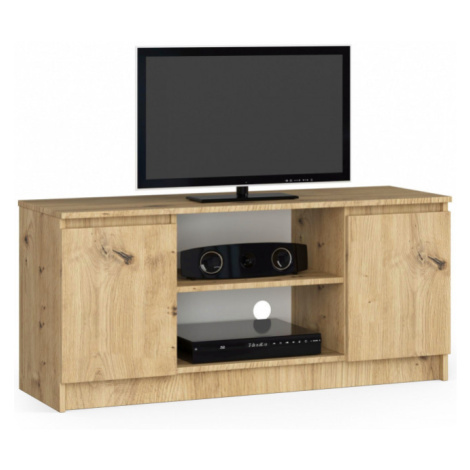 Stolík pod TV RTV 120 2D 1P dub artisan