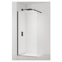 Sprchová zástena Walk-in 150 cm SAT čierna SATBWI150PRC