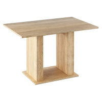 Jedálenský stôl, dub sonoma, 119x79 cm, BISTRO