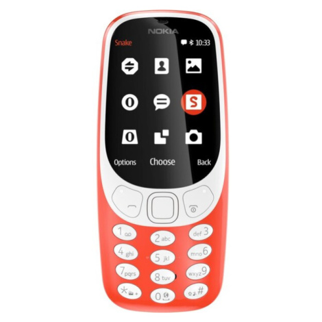 Nokia 3310 Dual SIM červená