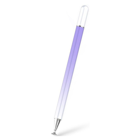 Univerzálne pero (pre akýkoľvek kapacitný displej), zmena farby, Ombre Stylus Pen, fialová/biela