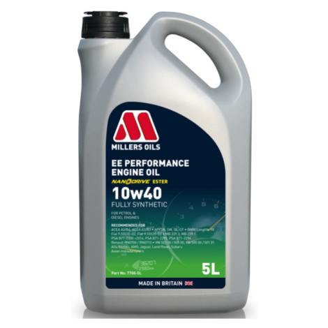 MILLERS OILS EE PERFORMANCE 10W40 5 L