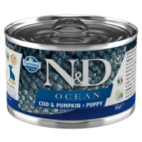 KONZERVA N&D DOG OCEAN COD & PUMPKIN PUPPY 140g