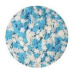 Cukrové dekoratívne vločky modré a biele 40g - Dekor Pol - Dekor Pol