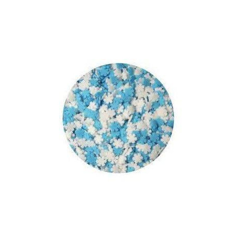 Cukrové dekoratívne vločky modré a biele 40g - Dekor Pol - Dekor Pol