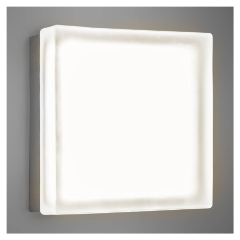 Štvorcové nástenné LED svetlo Briq 02, teplá biela Akzentlicht