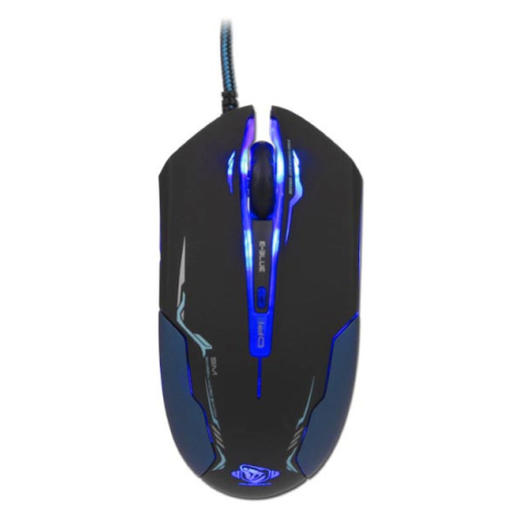 Myš drôtová USB, E-blue Auroza, čierna, optická, 3500DPI