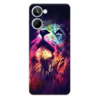 Odolné silikónové puzdro iSaprio - Lion in Colors - Realme 10