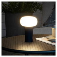 Stolová LED lampa Antibes IP54 batéria RGBW čierna