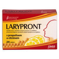 FAVEA Larypront s propolisom a citrónom 24 tabliet