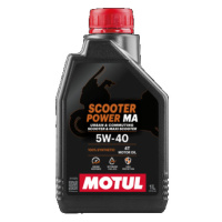 MOTUL Motorový olej SCOOTER POWER 4T, 5W-40 MA, 105958, 1L