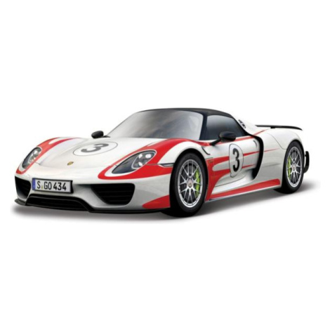 Bburago 1:24 Race Porsche 918 Weissach White