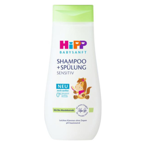 HiPP Babysanft Šampón detský s kondicionérom 200 ml