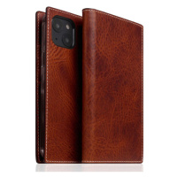 SLG Design puzdro D7 Italian Wax Leather pre iPhone 14 Plus - Brown