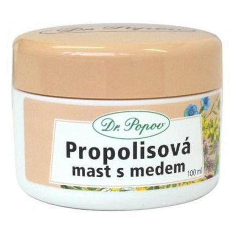 DR. POPOV Propolisová masť s medom 100 ml