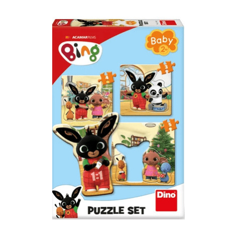 Puzzle set Bing a kamaráti 3–5 dielikov baby