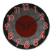 Nástenné hodiny MPM, 3234.20 - červená, 30cm